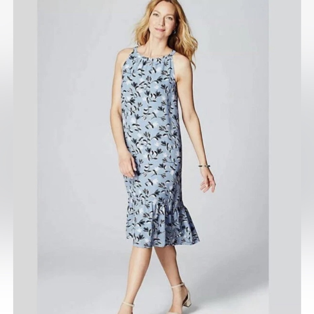 J.‎ Jill Wearever Collection Flounce Hem dress. Worn once. Excellent condition